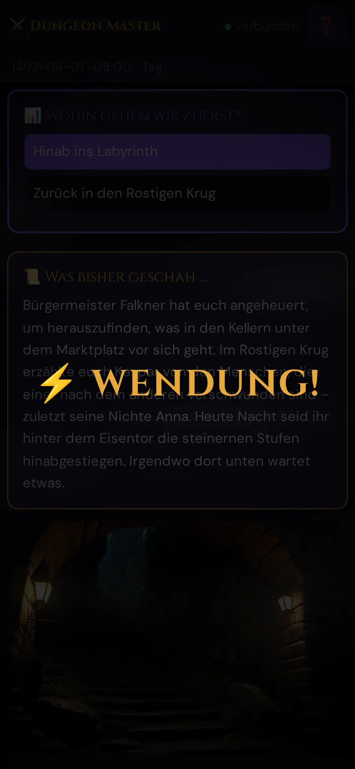Ein Wendung-Cut-in auf dem Spieler-Handy